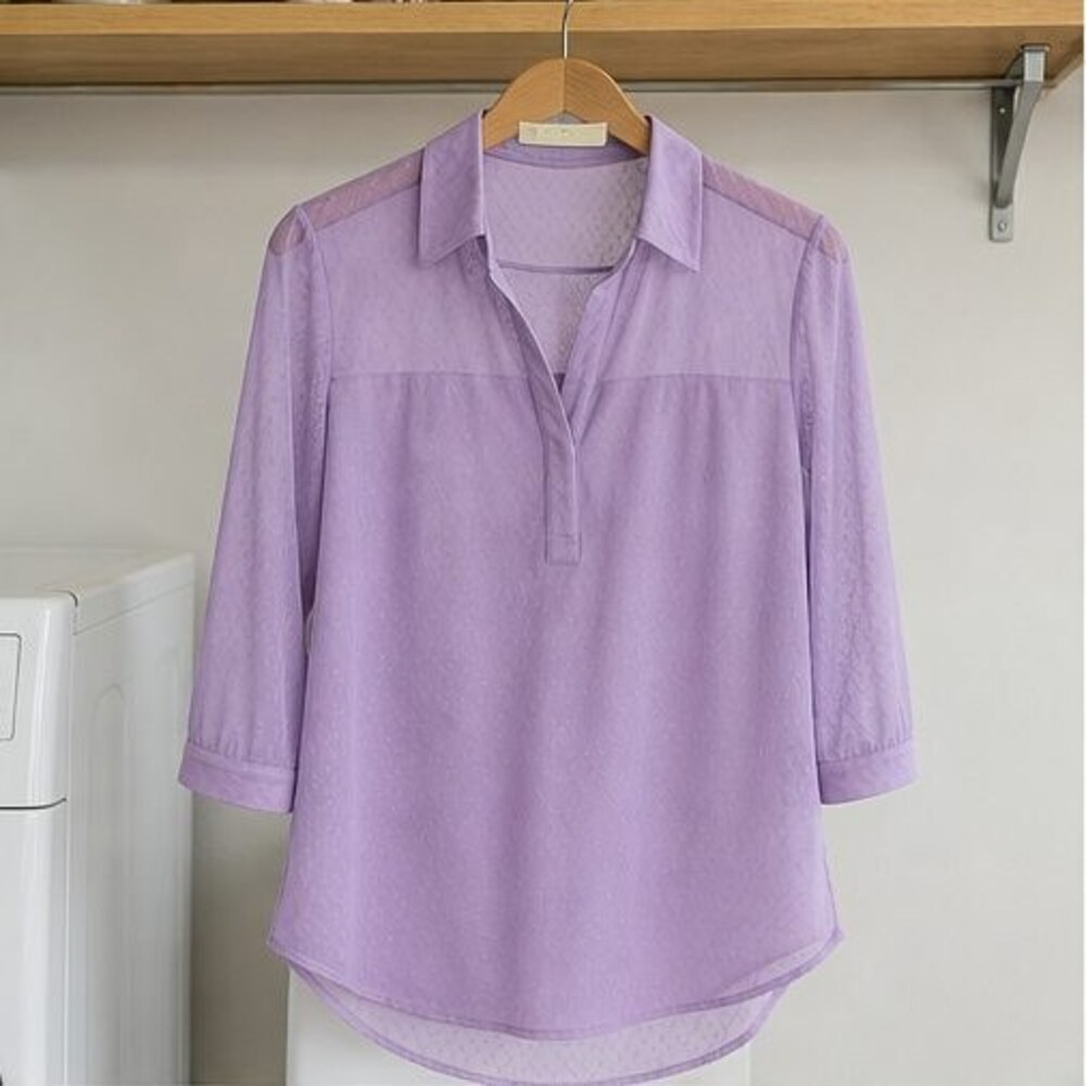 Lilac Tunic Blouse